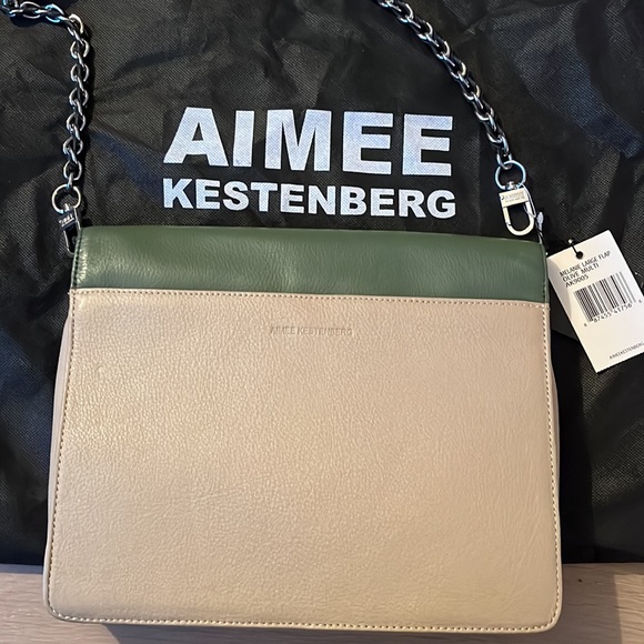 NWT Aimee Kestenberg Purse - Hunter Green - Picture 6 of 8